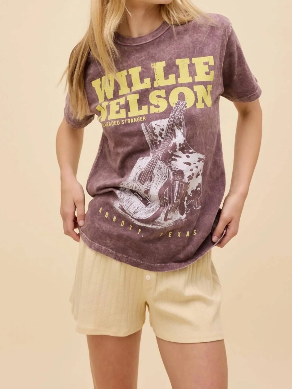 Daydreamer┆S┆Willie Nelson Red Headed Stranger Weekend Tee┆314